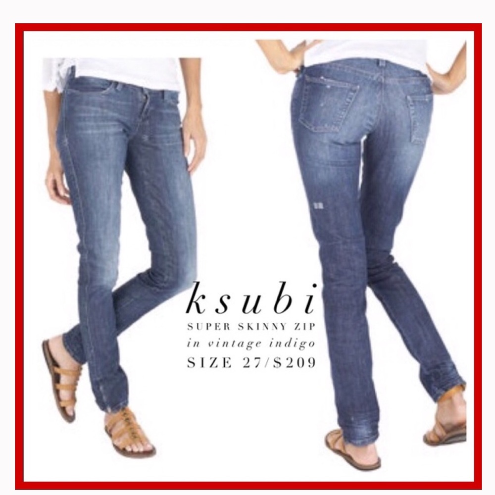 Ksubi Vintage Indigo Skinny Jeans